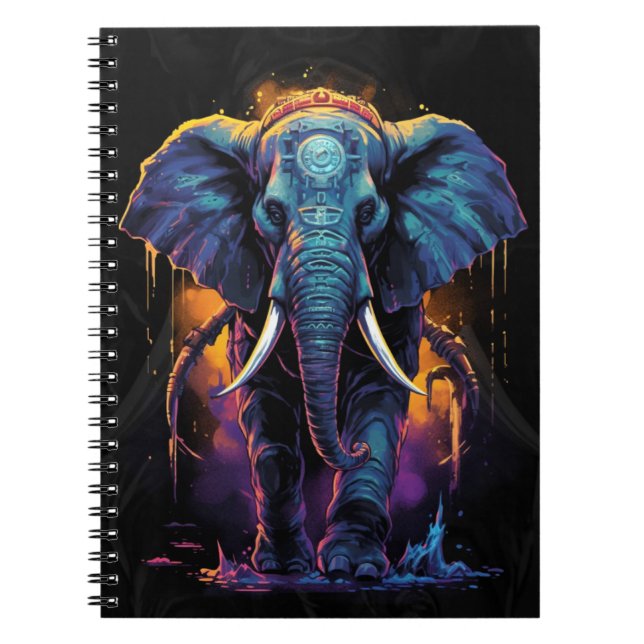 Caderno Espiral Deus elefante (Frente)
