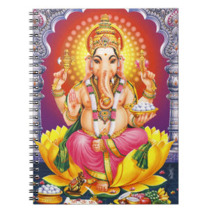 Caderno Espiral Deus Ganesha