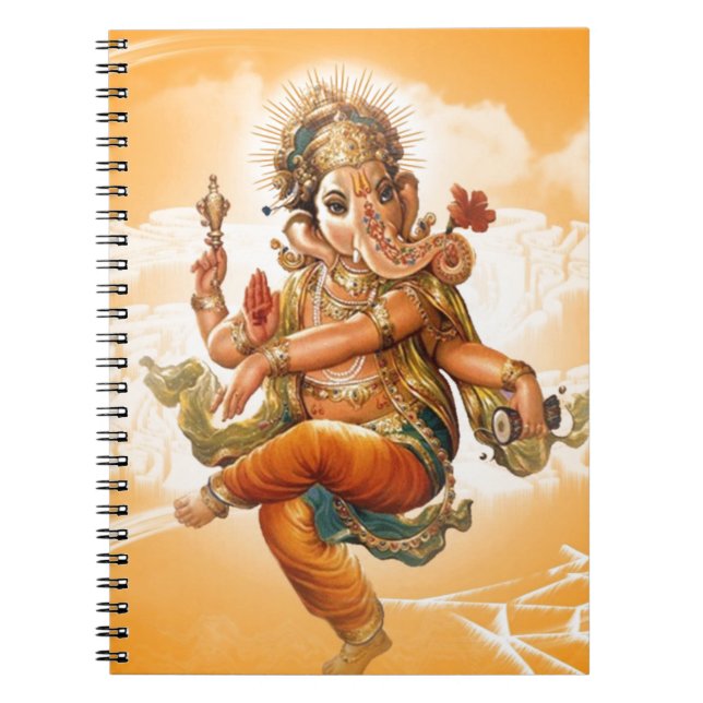 CADERNO ESPIRAL DEUS HINDU DE GANESH (Frente)