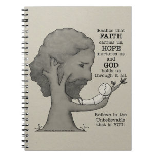 Caderno Espiral Deus nos segura