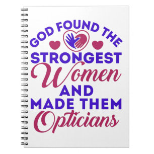 Caderno Espiral Deus Optista Encontrou Mulheres Mais Óticas