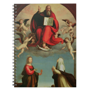 Caderno Espiral Deus que aparece a St Mary Magdalen e St. Catheri