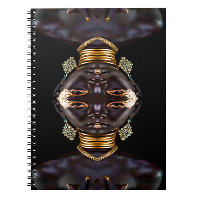 Caderno Espiral Deusa Africana (Frente)
