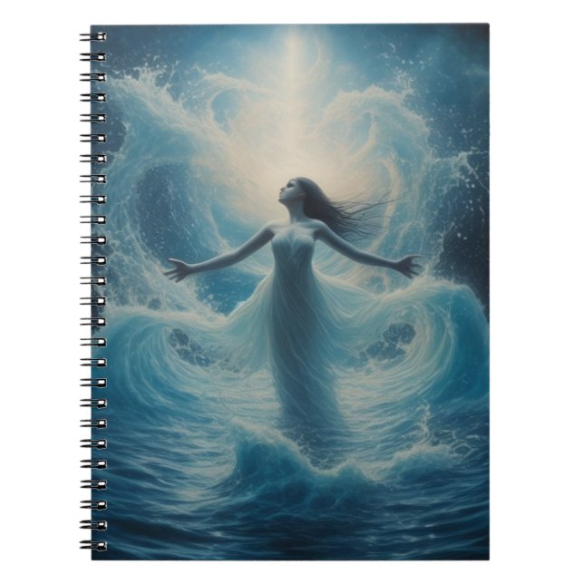 Caderno Espiral Deusa Das Águas (Frente)