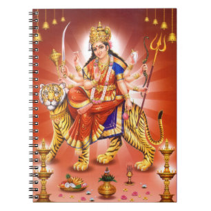 Caderno Espiral Deusa Hindu Durga