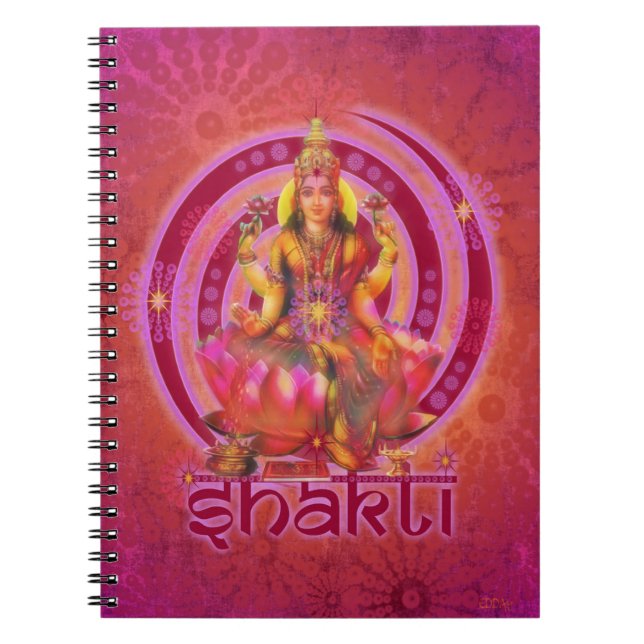Caderno Espiral Deusa SHAKTI/LAKSHMI (Frente)