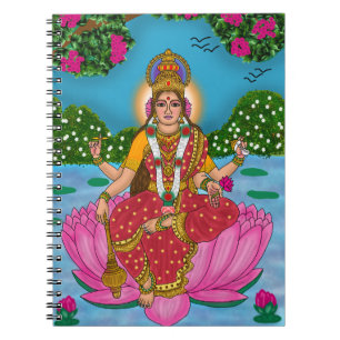 Caderno Espiral Deusa Siddhidatri 
