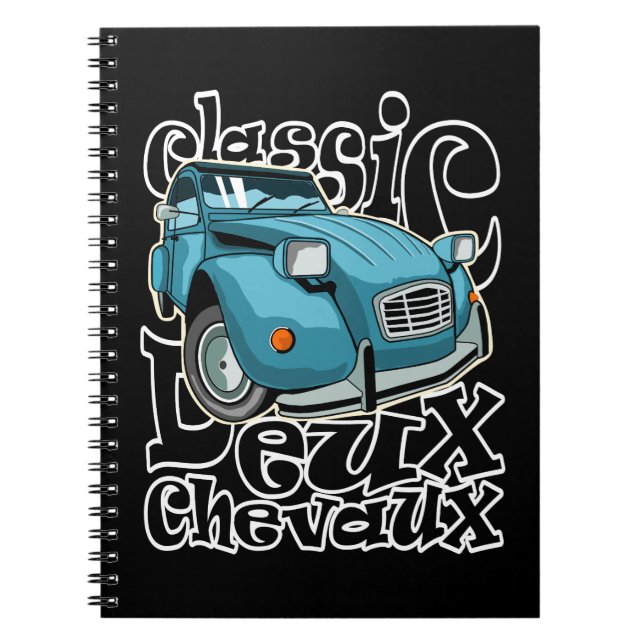 Caderno Espiral Deux Chevaux (Frente)
