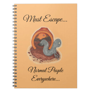 Caderno Espiral Deve Escapar.. A Criatura Potente