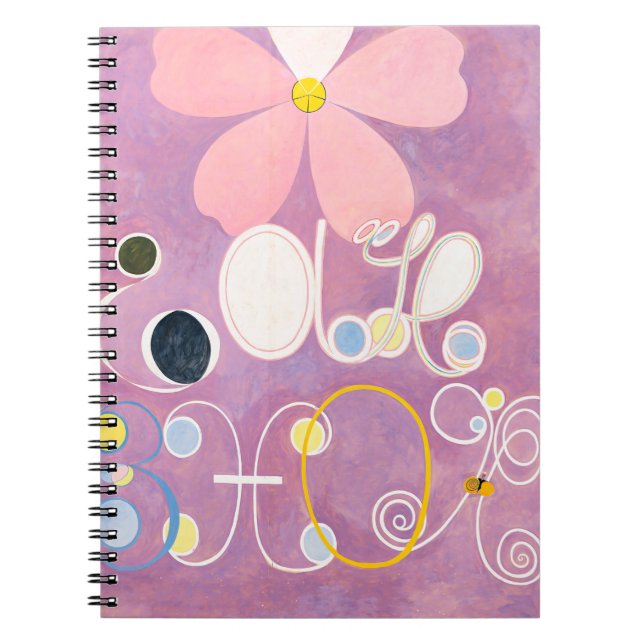 Caderno Espiral Dez Maiores, Não 5, Adulthood | Hilma af Klint | (Frente)