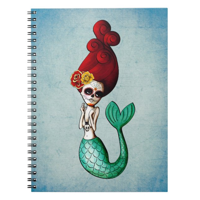 Caderno Espiral Dia da Linda Sereia (Frente)