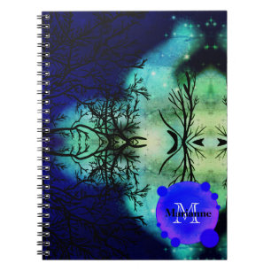 Caderno Espiral Dia das Bruxas da Floresta de Crepúsculo