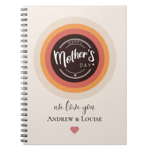 Caderno Espiral dia de as mães