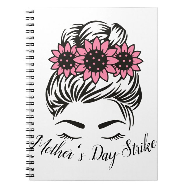 Caderno Espiral Dia de as mães Strike Roe v Wade Wade Rights T-Shi (Frente)
