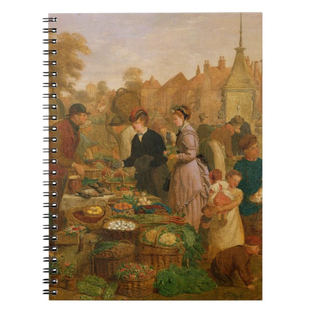 Caderno Espiral Dia de mercado (Frente)