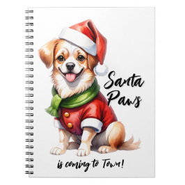 Caderno Espiral Dia de Natal Veste o Pai Natal