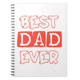 Caderno Espiral Dia de os pais love Best Pai ever - Tributação t