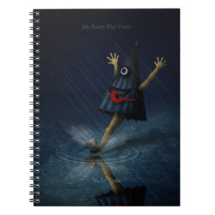Caderno Espiral Dia de Rainha do Fantasma Japonês Personalizado
