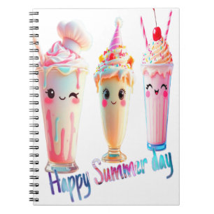 Caderno Espiral Dia de Verão Feliz