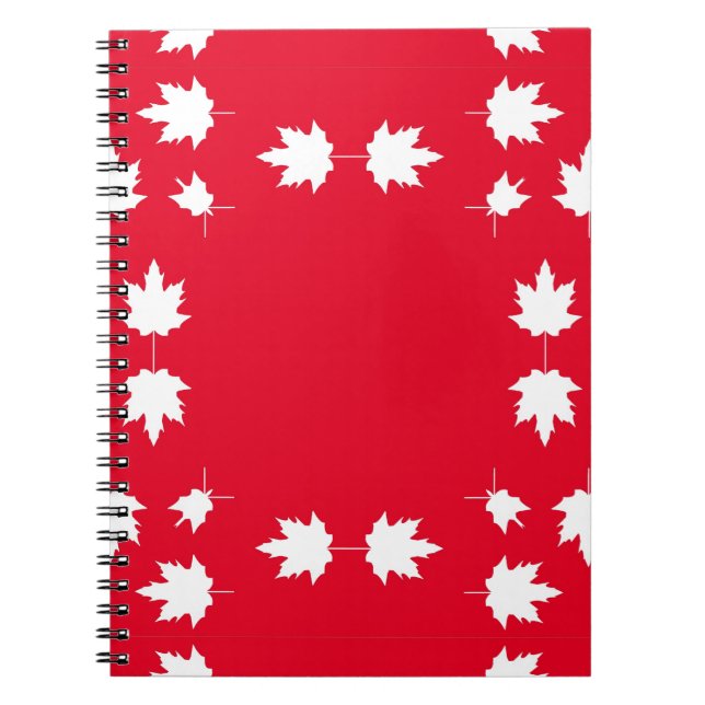 Caderno Espiral dia do Canadá (Frente)