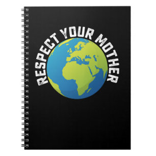 Caderno Espiral Dia do Planeta Respeite Sua Mãe Terra