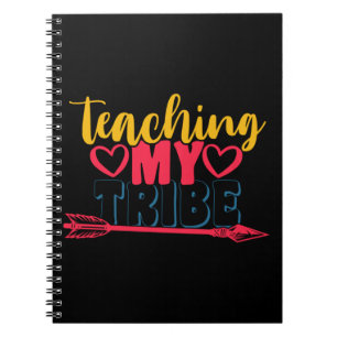 Caderno Espiral Dia do Professor Ensinando minha tribo