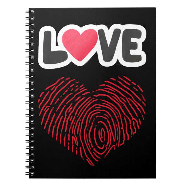 CADERNO ESPIRAL DIA DOS NAMORADOS (Frente)
