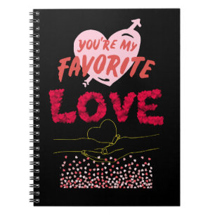 CADERNO ESPIRAL DIA DOS NAMORADOS