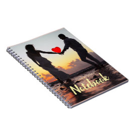 Caderno Espiral Dia dos Namorados Foto Personalizada Feliz