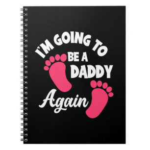 Caderno Espiral dia dos Pais Vou Ser Pai De Novo