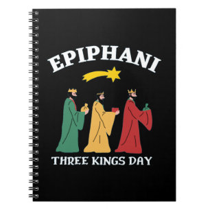 Caderno Espiral Dia dos Três Reis de Epifani