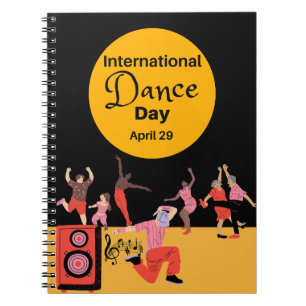 Caderno Espiral Dia Internacional da Dança   Dia Mundial da Dança