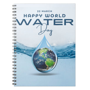 Caderno Espiral Dia Mundial da Água