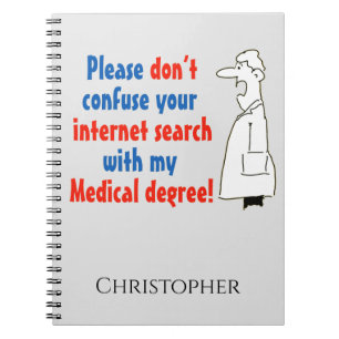 Caderno Espiral Diagnóstico médico online e um médico qualificado