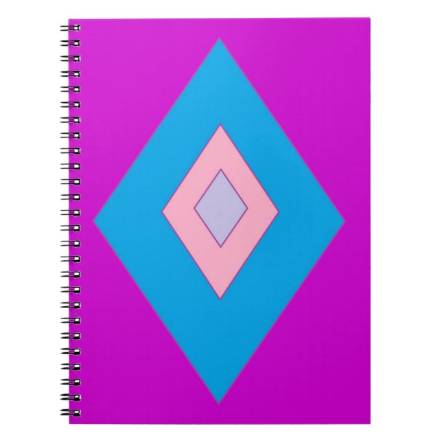 Caderno Espiral Diamantes (Frente)