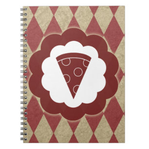 Caderno Espiral diamantes de pizza