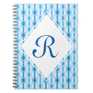 Caderno Espiral Diamond Monograma
