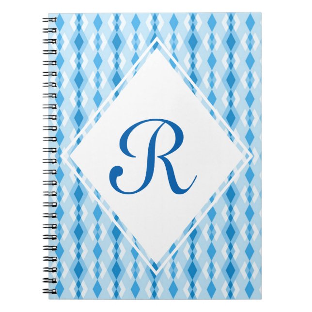 Caderno Espiral Diamond Monograma (Frente)
