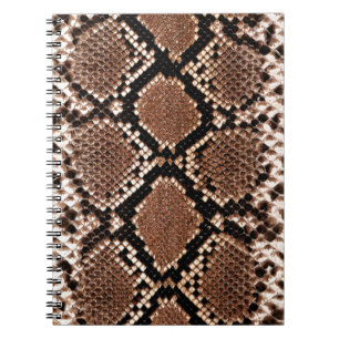 Caderno Espiral Diamond Rattlesnake Cobra Skin