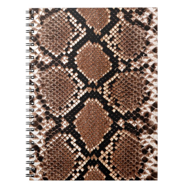 Caderno Espiral Diamond Rattlesnake Cobra Skin (Frente)