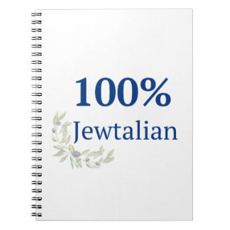 Caderno Espiral Diário 100% Jewtaliano