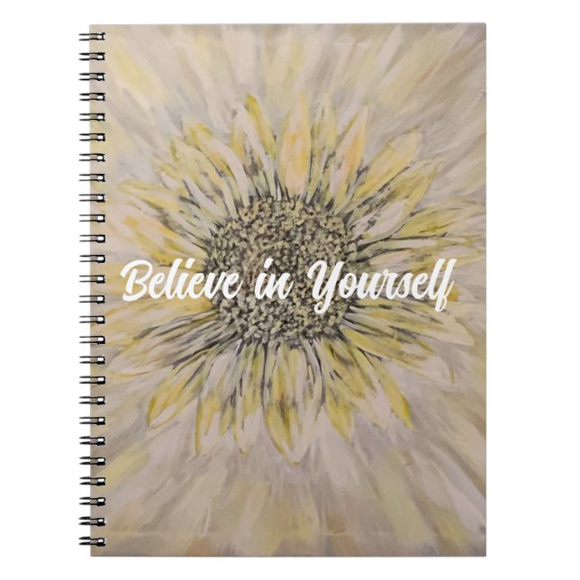 Caderno Espiral Diário Acredite em Si Mesmo (Frente)