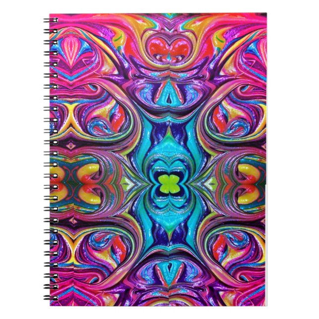 Caderno Espiral diário Birthdaycake (Frente)