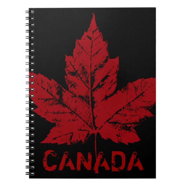 Caderno Espiral Diário Canadá Notebooks Souvenir Sketchpad (Frente)