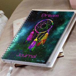 Caderno Espiral Diário Cósmico de Sonho
