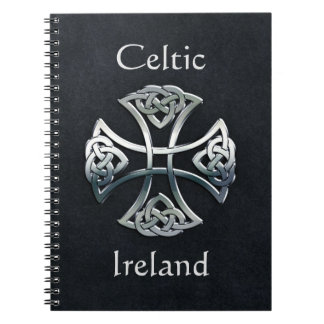 Caderno Espiral Diário Cruzado Celta Personalizável