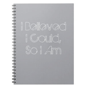 Caderno Espiral Diário da afirmação