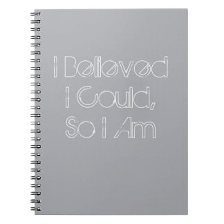 Caderno Espiral Diário da afirmação