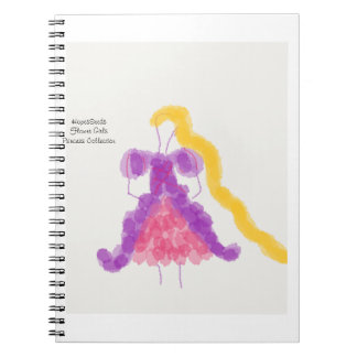 Caderno Espiral Diário da Coleção Princesas Florzinhas