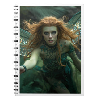 Caderno Espiral Diário da Deusa Alienígena Mística – Inspirado na
